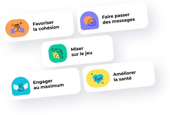 Favoriser la santé physique, améliorer la santé mentale, freiner les maladies chroniques, réduire les coûts de santé, favoriser le lien social