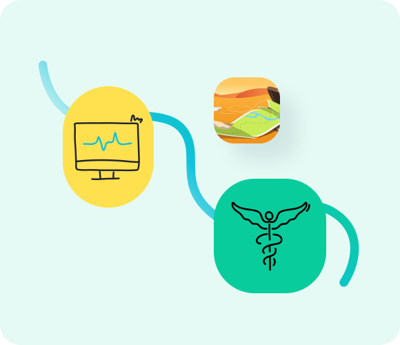 Illustrations et pictos de données de santé