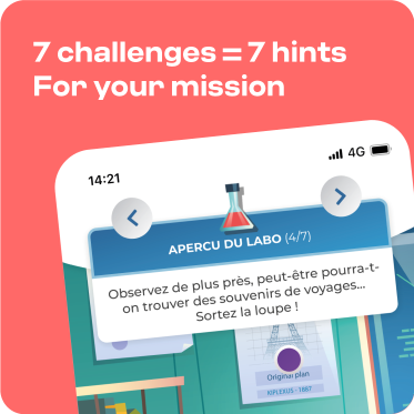 7 challenges = 7 hints for your mission