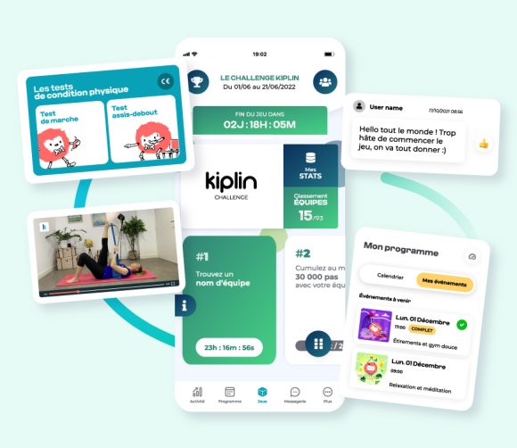 Visuel de l'application Kiplin