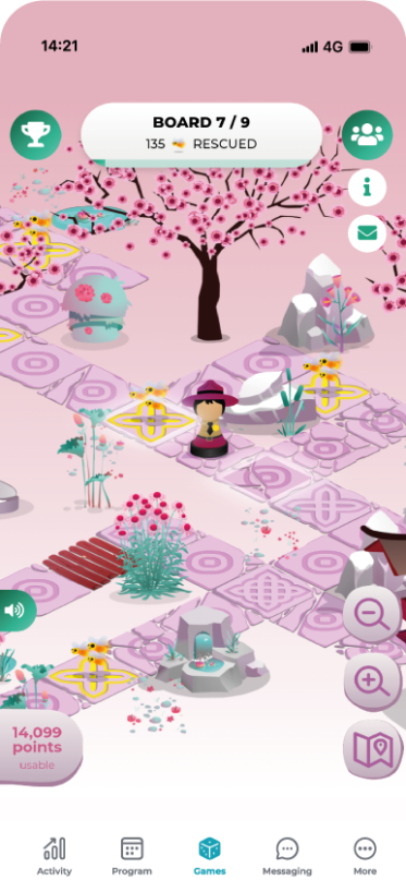 Screenshot of the game Boardgame Flowers