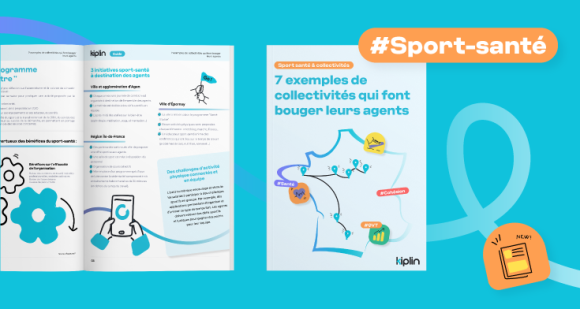 Couverture du guide 7 exemples de collectivités qui font bouger leurs agents
