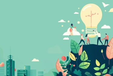 Illustration représentant l'impact positif et durable d'une idée innovante, alignée sur les principes du SROI (Social Return on Investment).